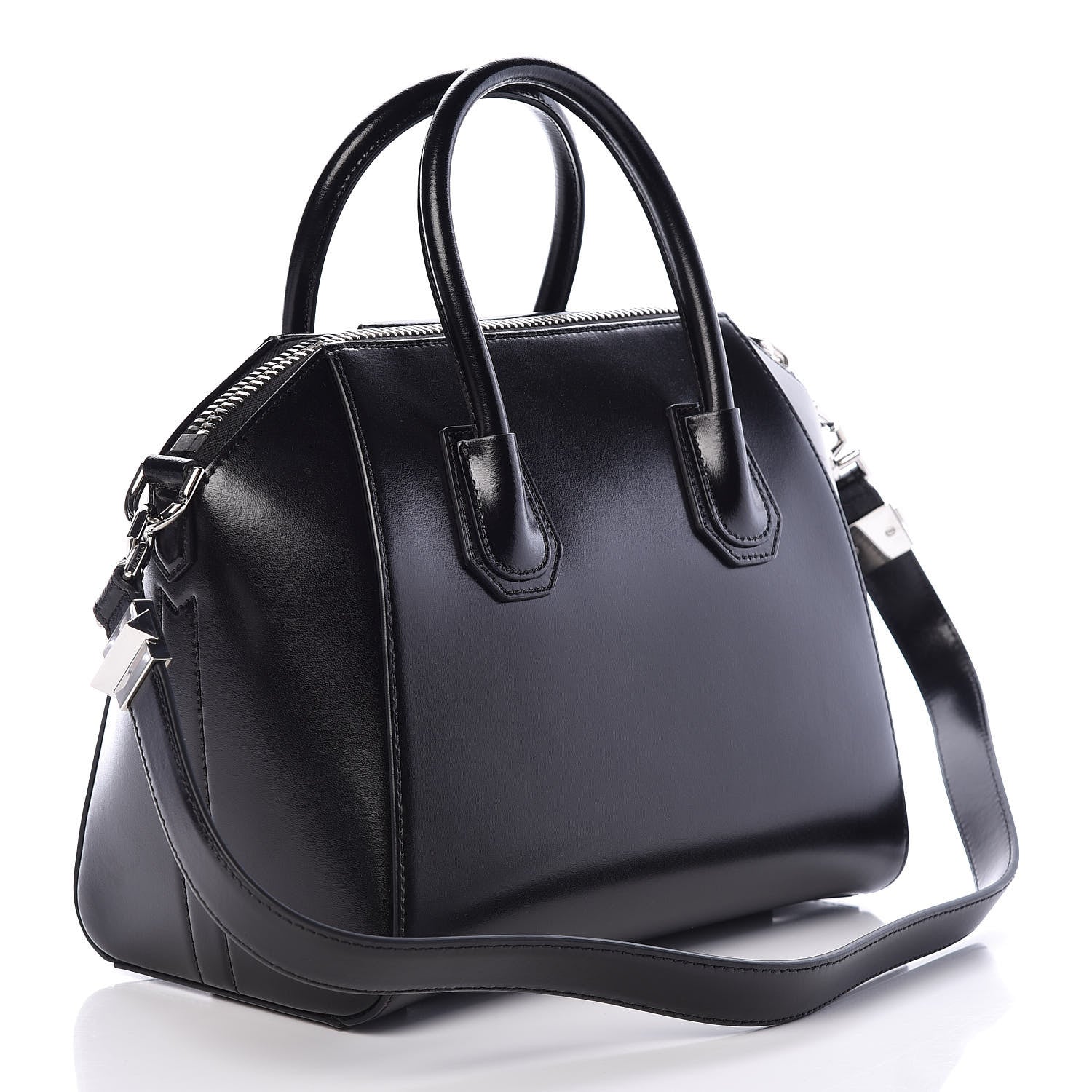 Givenchy Shiny Lord Calfskin Small Antigona Black 3 of 9