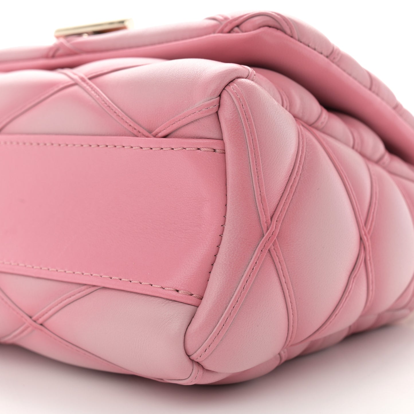 Lambskin Malletage Top Handle GO-14 MM Raspberry
