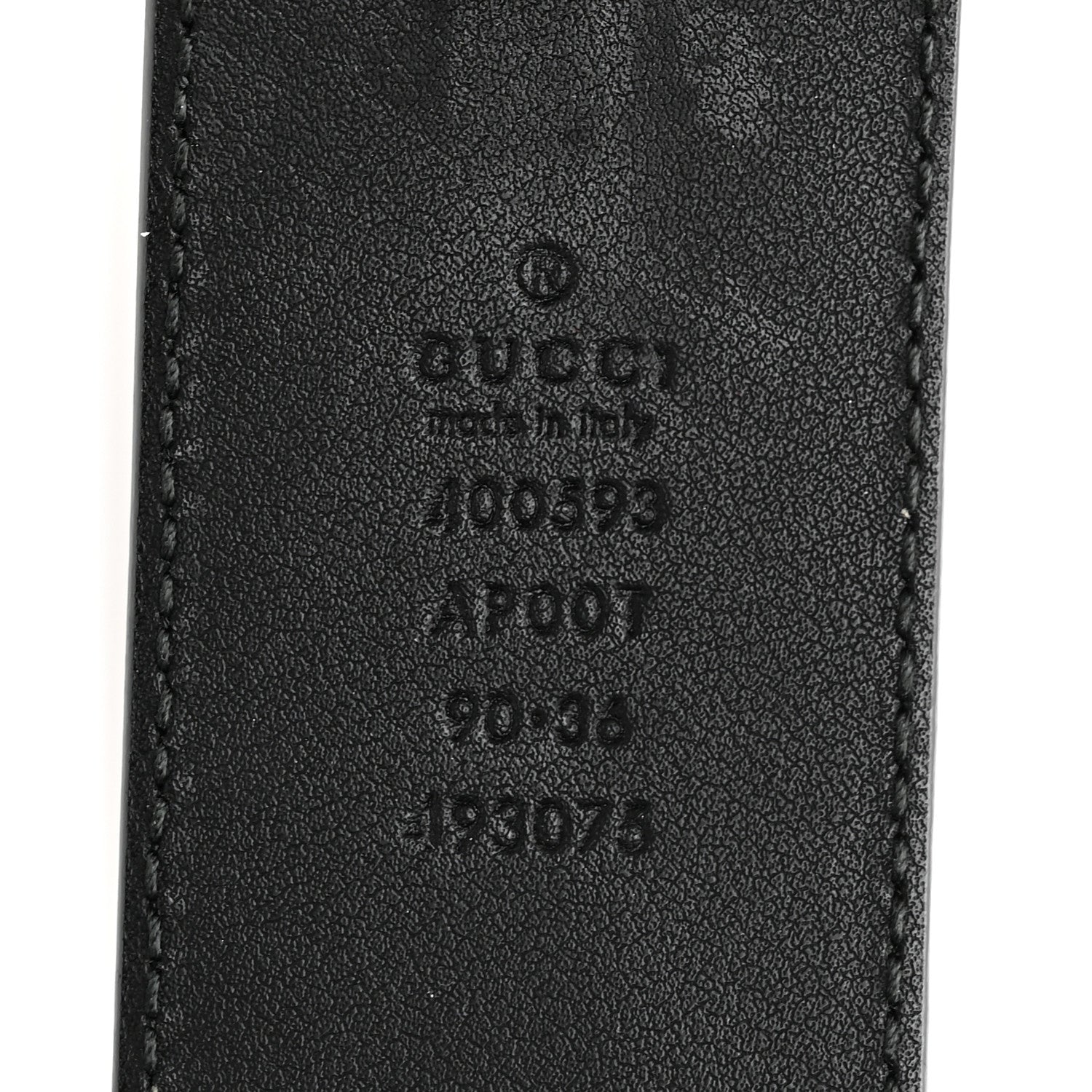 Gucci Calfskin Double G 40mm Belt 90 36 Black 3 of 4