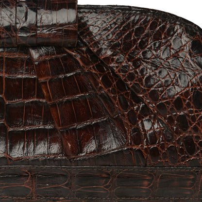 Nancy Gonzalez Crocodile Clutch Brown 23 of 26