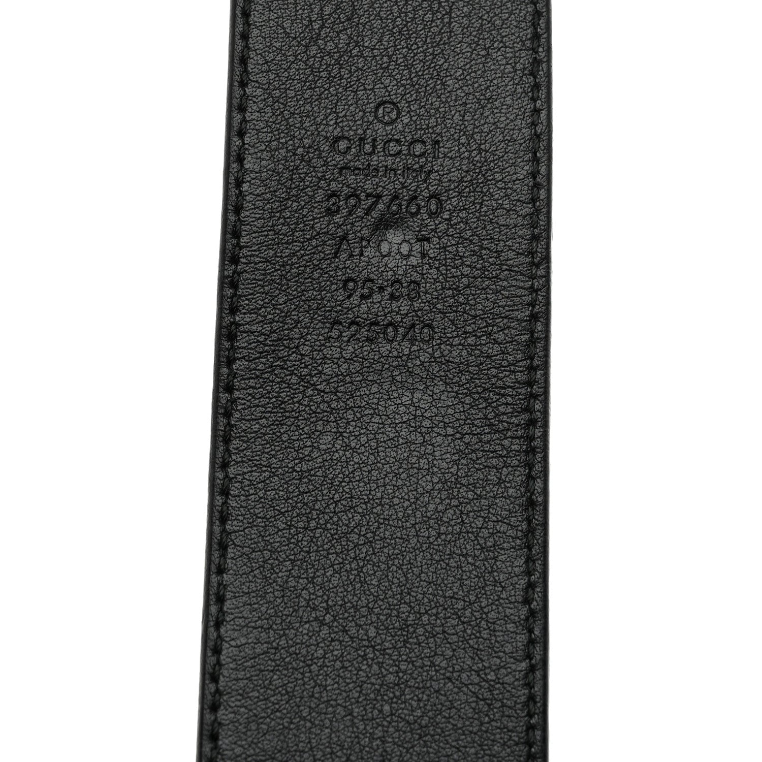 Gucci Calfskin Double G 40mm Belt 95 38 Black 7 of 7