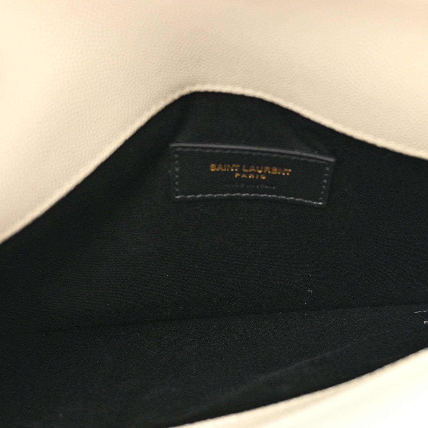Saint Laurent Grain De Poudre Uptown Pouch Crema Soft 6 of 6