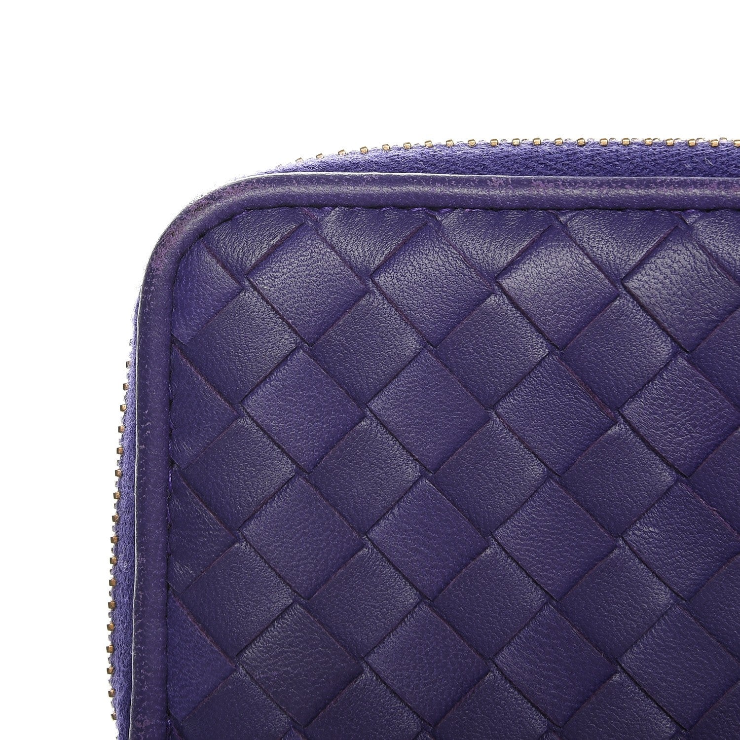 Bottega Veneta Nappa Intrecciato Zip Around Coin Purse Anemone 15 of 17