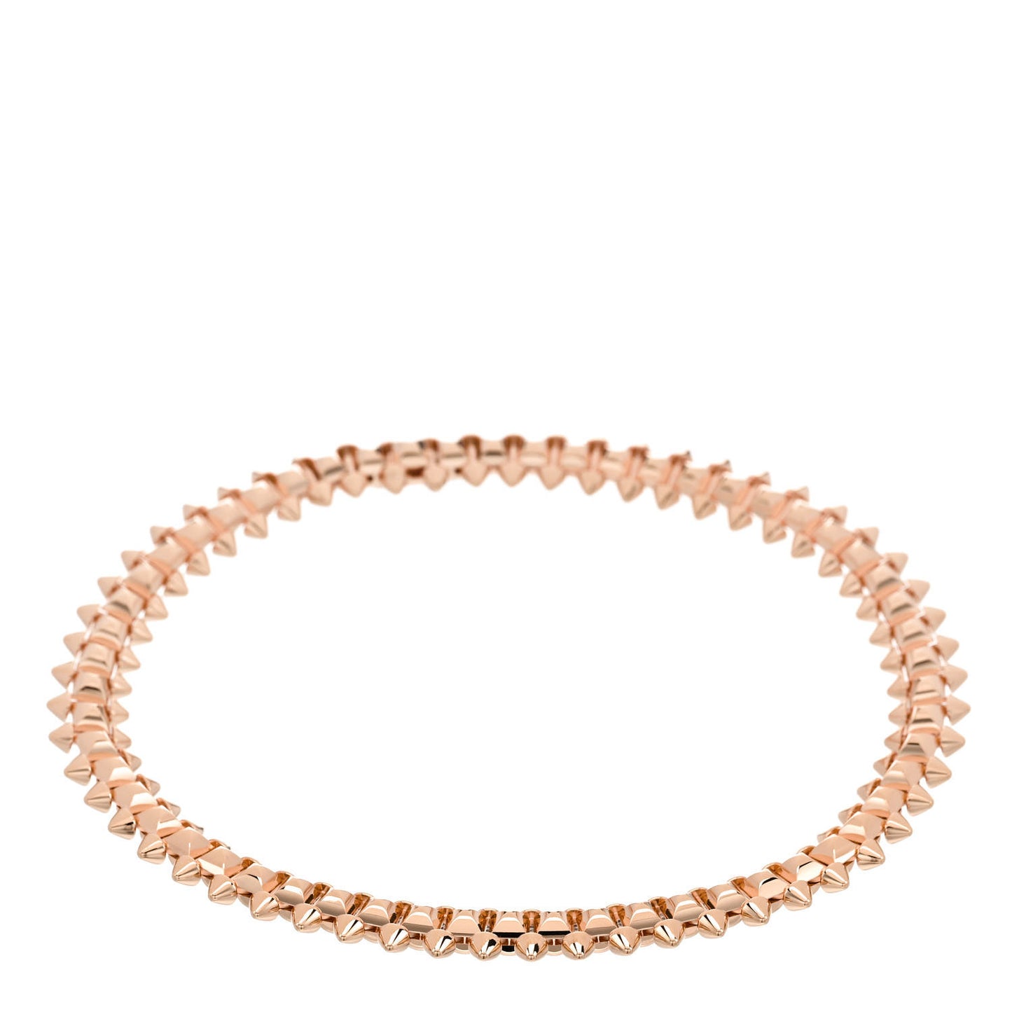 18K Pink Gold MM Clash De Cartier Flexible Bracelet 21