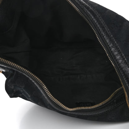 Gucci Monogram Bamboo Ring Hobo Black 5 of 14