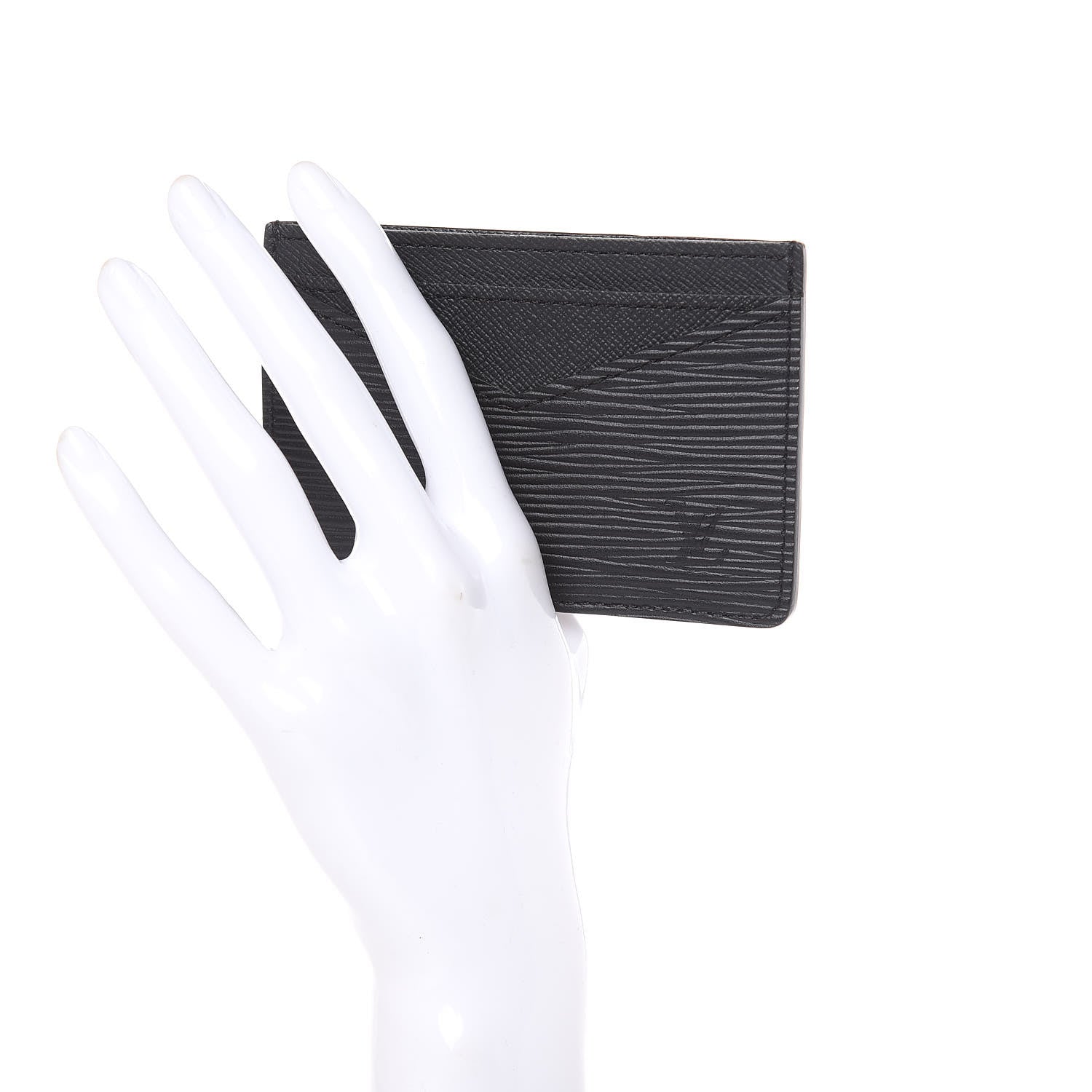 Louis Vuitton Epi Neo Porte-Cartes Card Holder Black 2 of 6