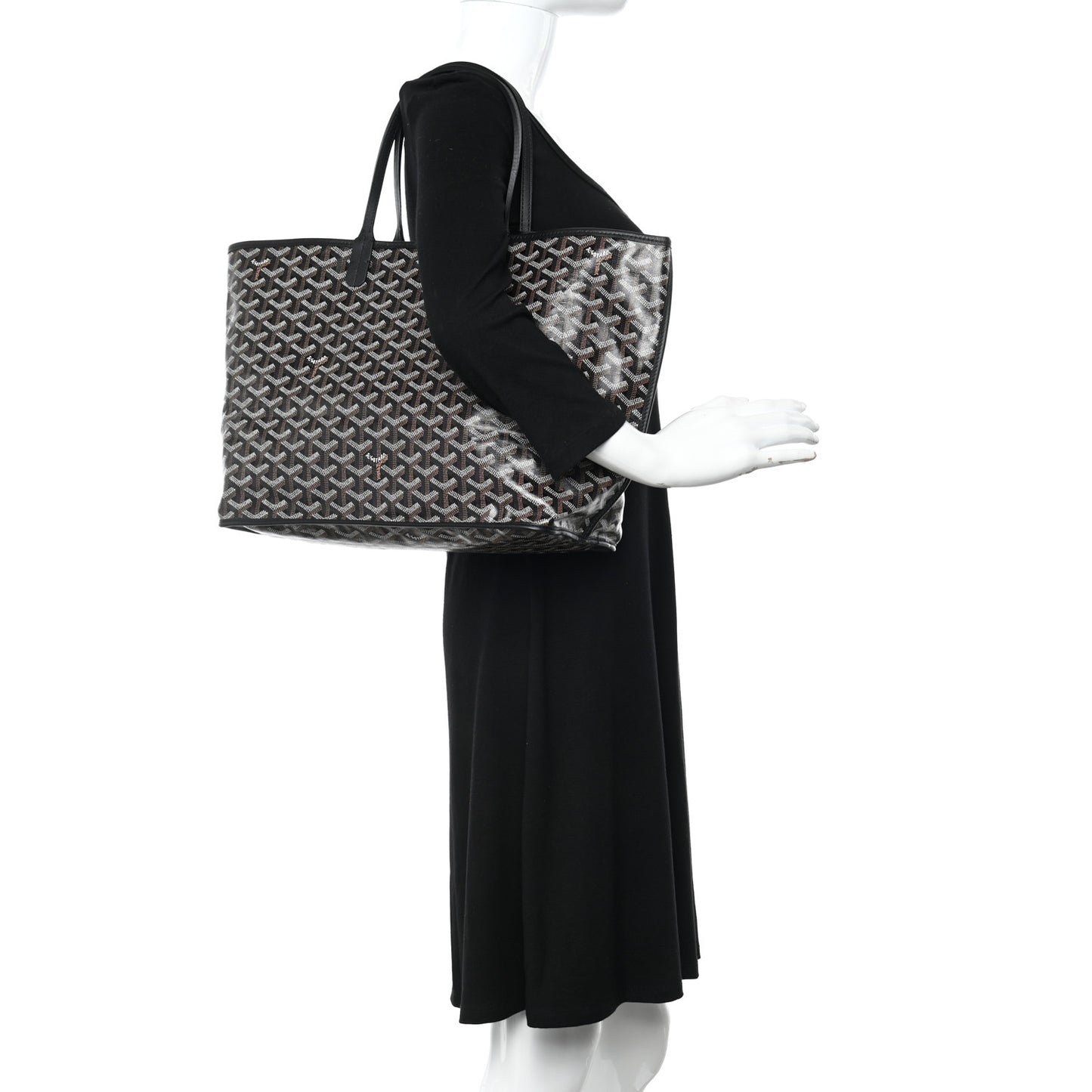 Goyardine Reversible Anjou PM Black