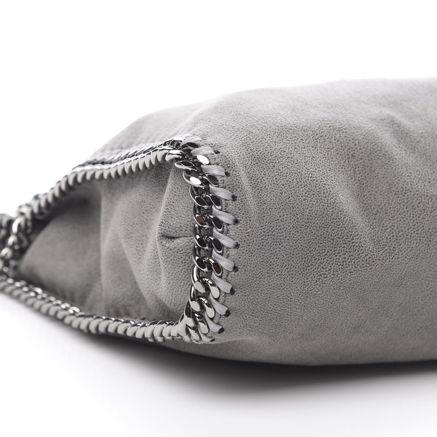 Stella McCartney Shaggy Deer Falabella Fold Over Tote Grey 9 of 10