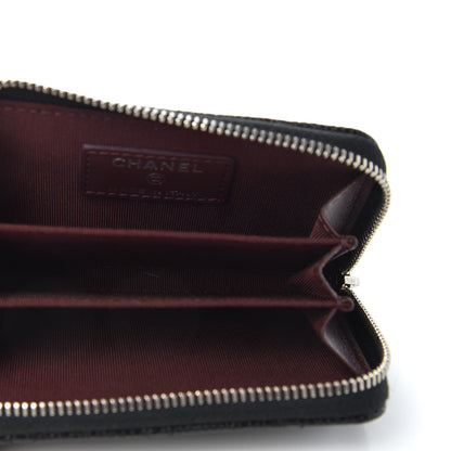 Chanel Caviar Quilted Zip Coin Purse Black 5 of 8