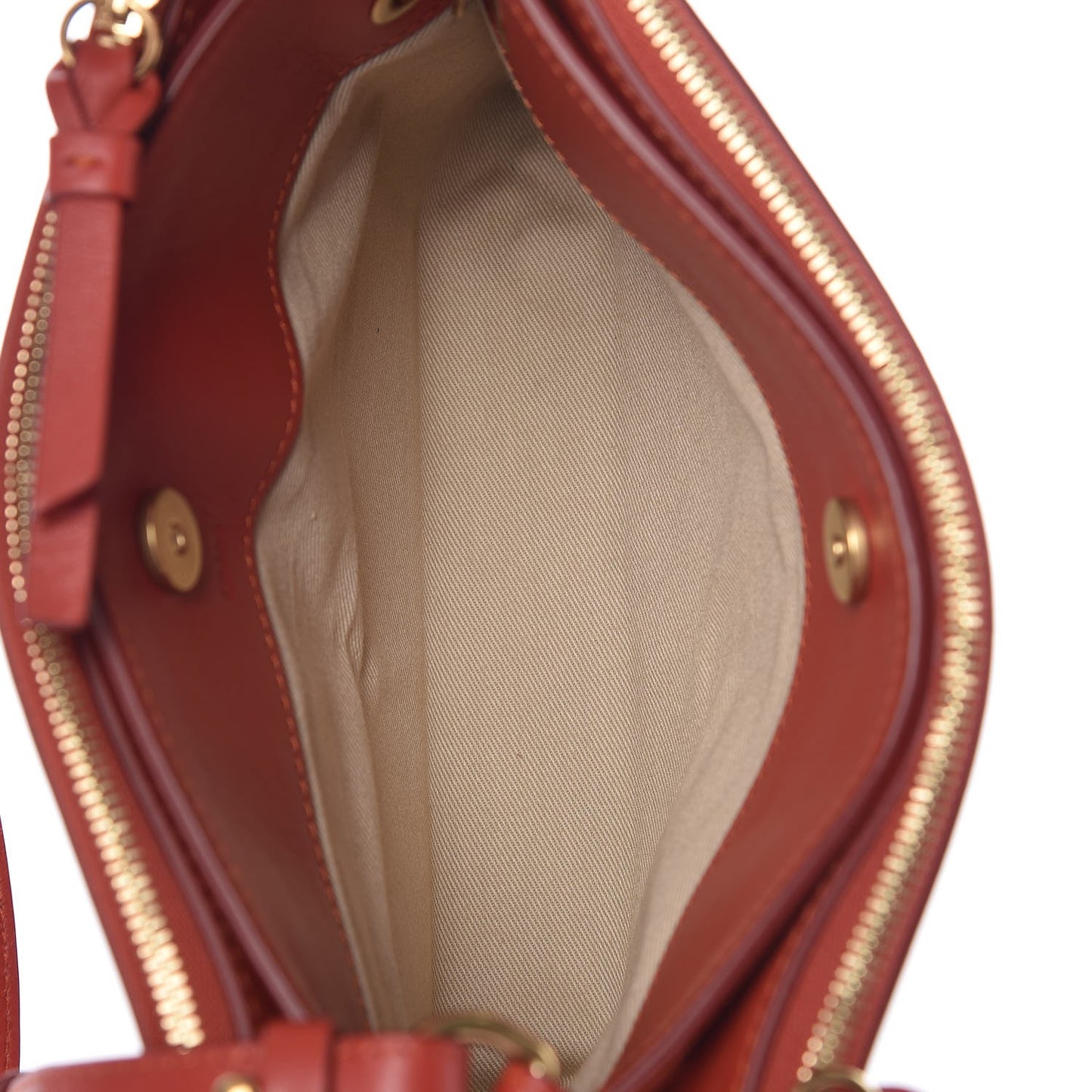 Calfskin Suede Mini Roy Bag Earthy Red