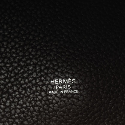 Hermes Taurillon Clemence Picotin Lock TGM Chocolate 6 of 7