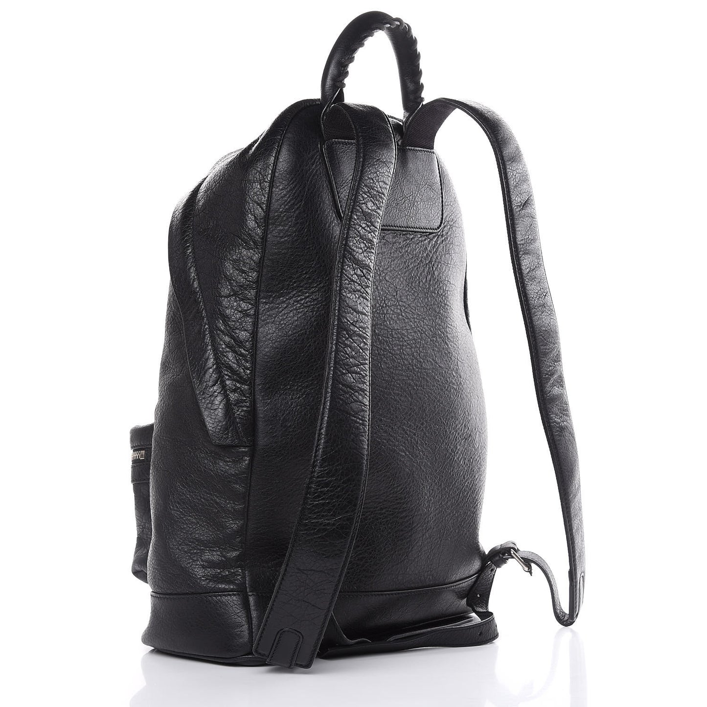 Agneau Classic Hardware Backpack Black
