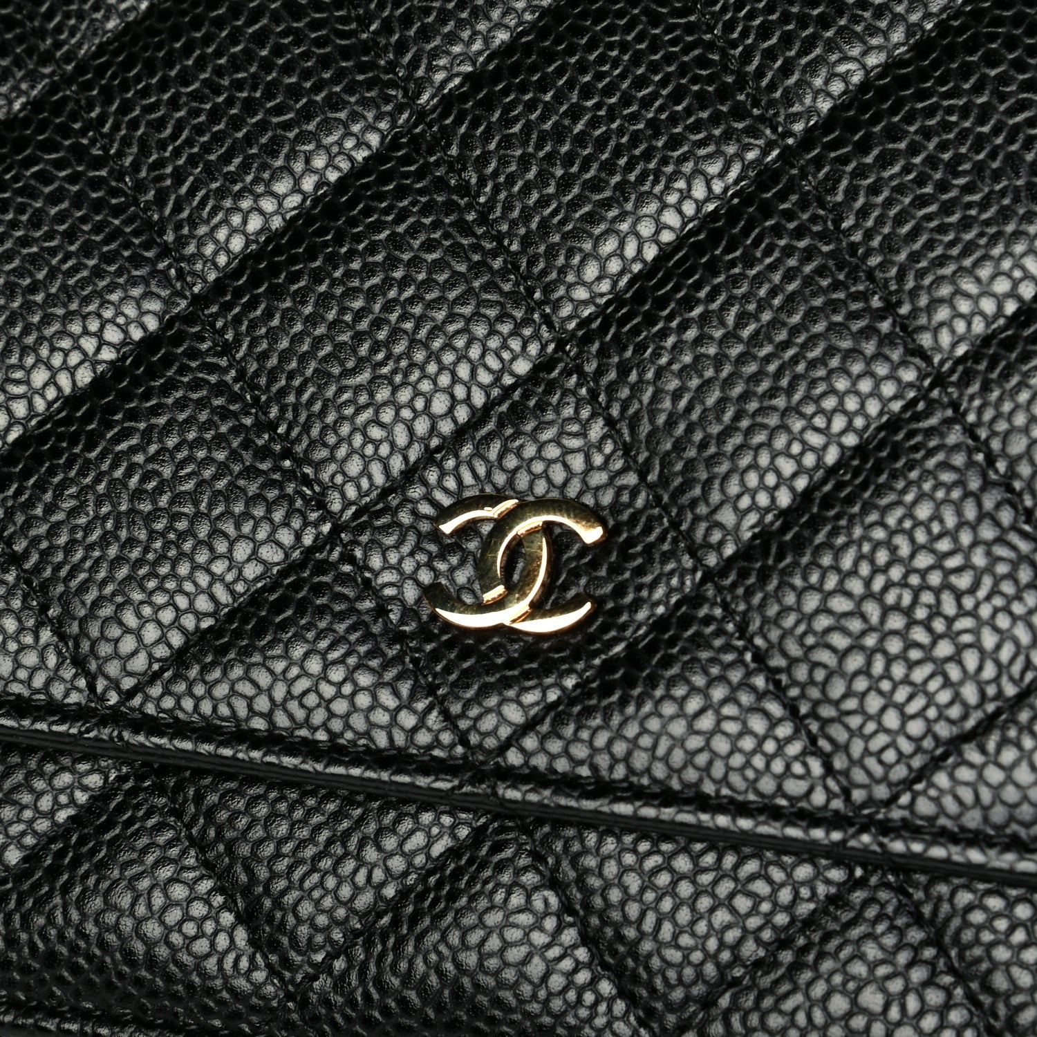 Chanel Caviar Quilted Wallet On Chain WOC Black 5 of 5