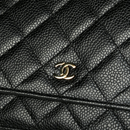 Chanel Caviar Quilted Wallet On Chain WOC Black 5 of 5
