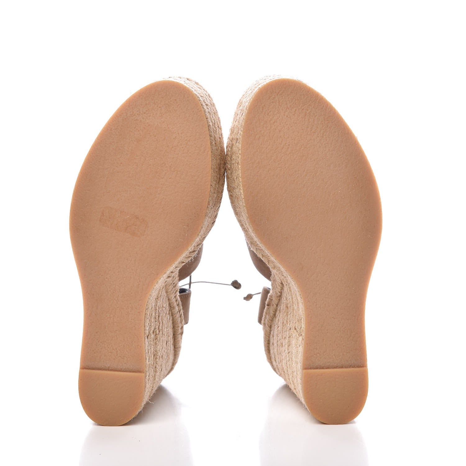 Saint Laurent Kid Scamosciato Espadrille Lace Up Wedges 38.5 New Sigaro 5 of 8