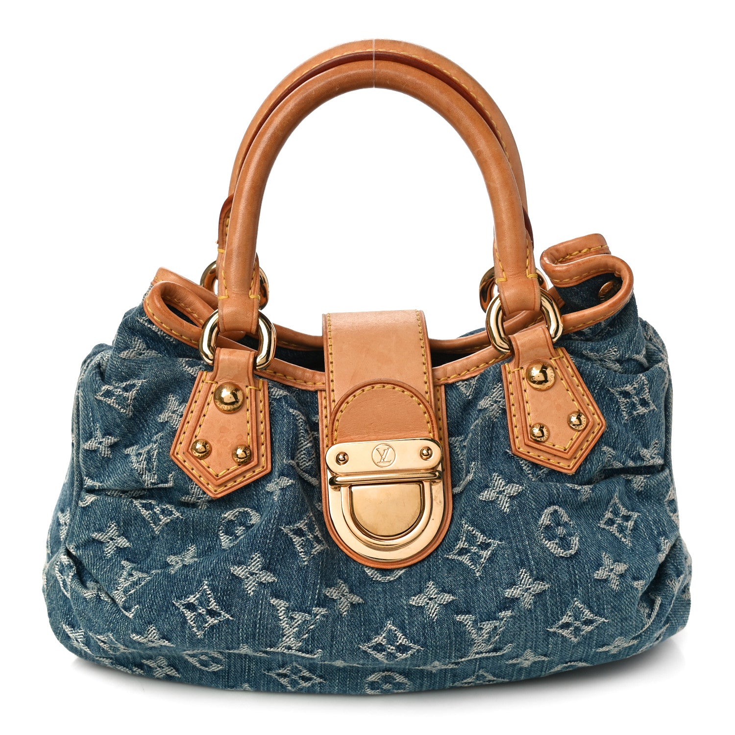 Louis Vuitton Monogram Denim Pleaty Blue 1 of 9