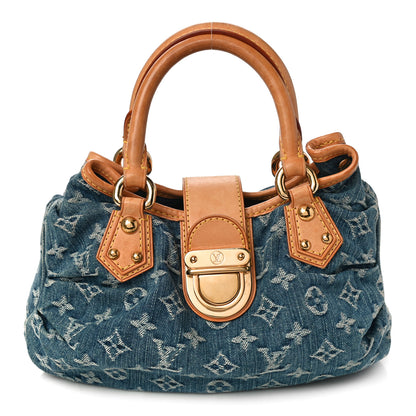 Louis Vuitton Monogram Denim Pleaty Blue 1 of 9