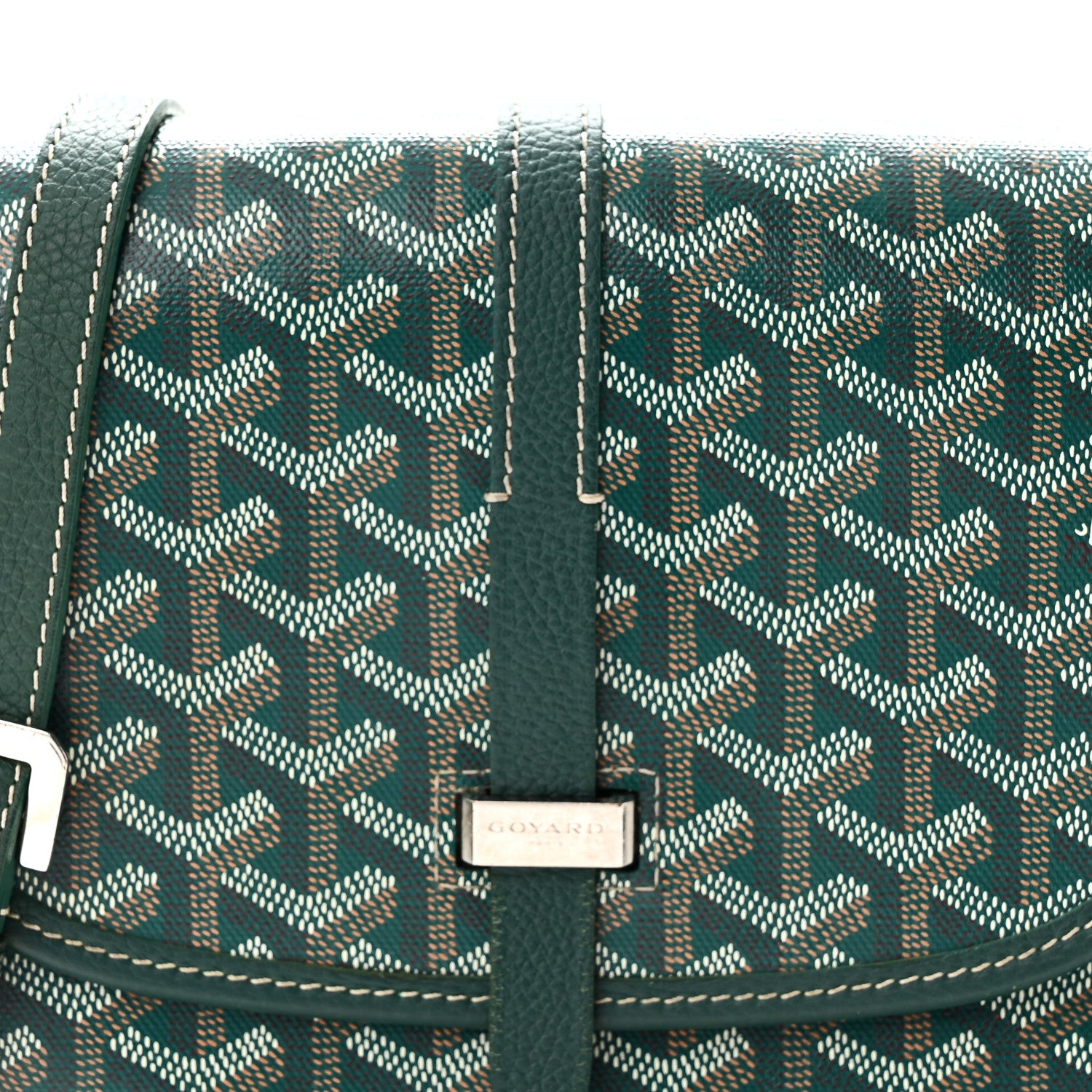 Goyard Goyardine Belvedere II PM Messenger Bag Green 7 of 9