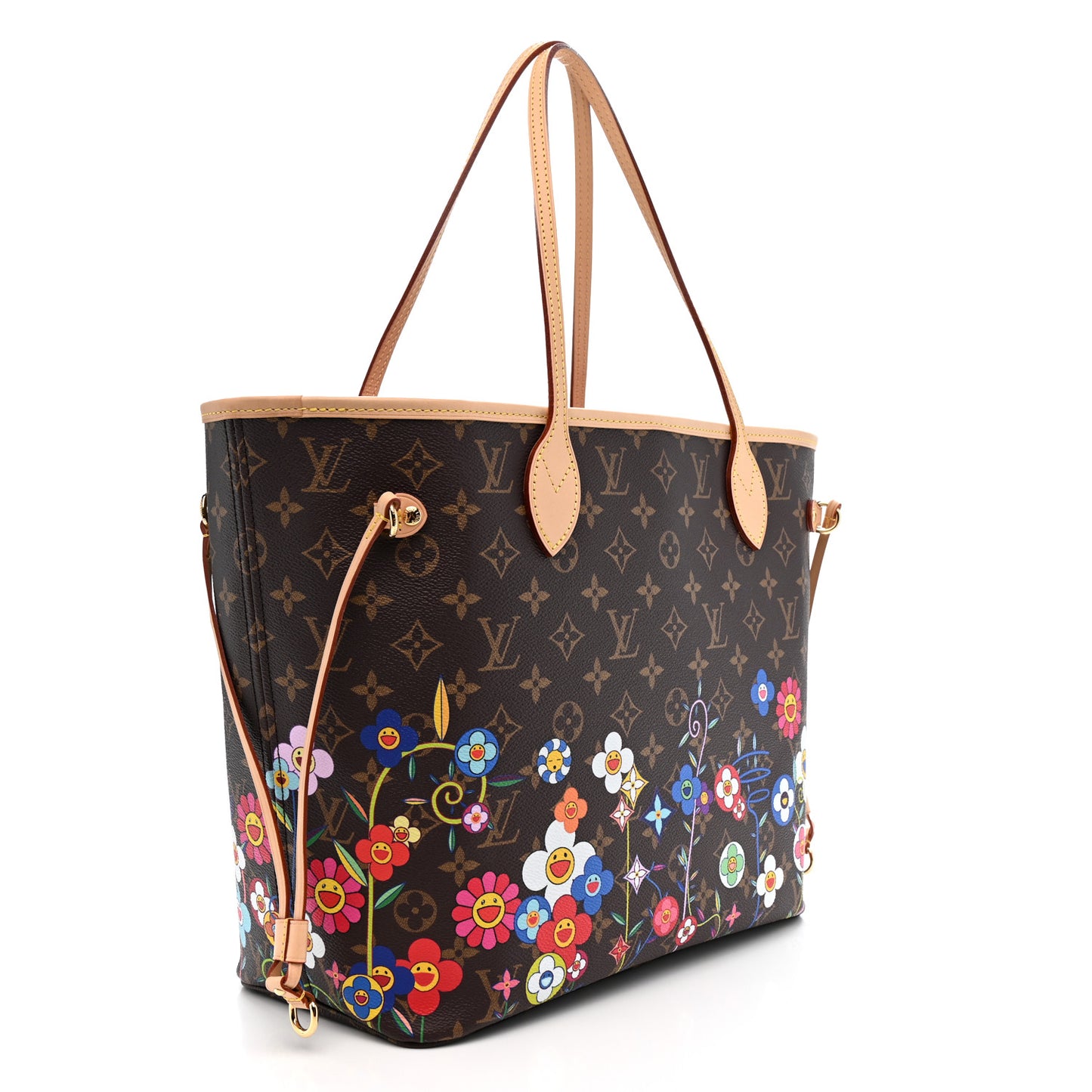 LV X TM Monogram Flowers Neverfull MM