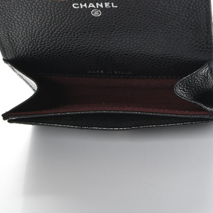 Chanel Caviar Quilted Flap Card Holder Black 5 of 8