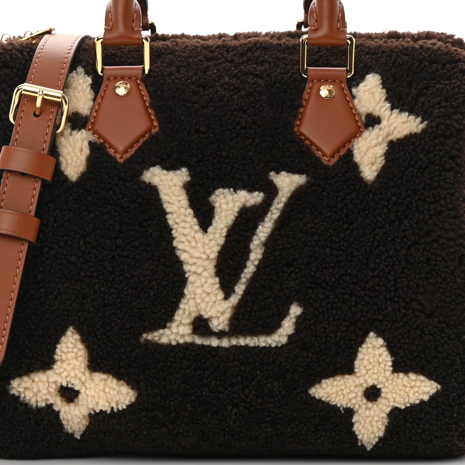 Louis Vuitton Monogram Teddy Speedy Bandouliere 25 7 of 11
