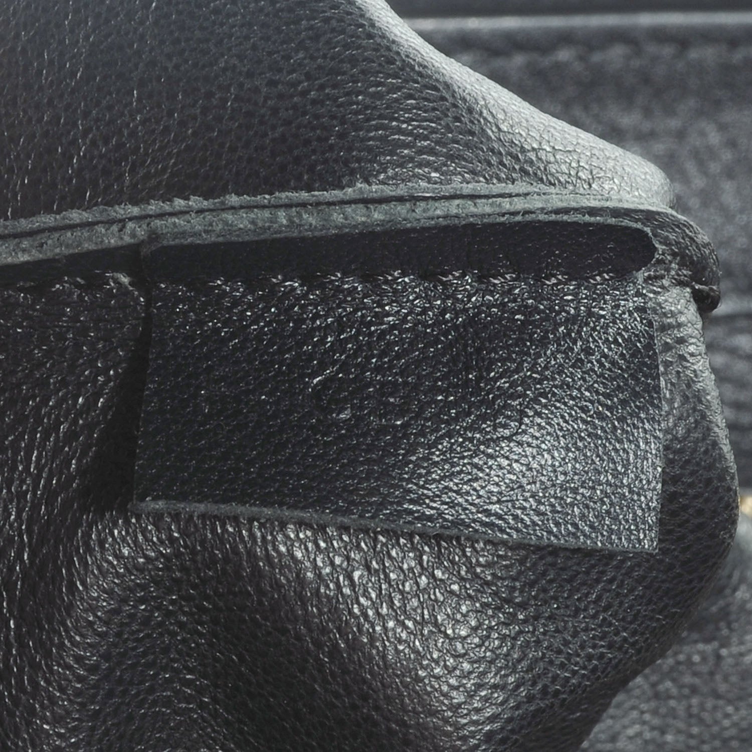 Celine Leather and Tweed Tartan Mini Luggage Bag Midnight 7 of 8