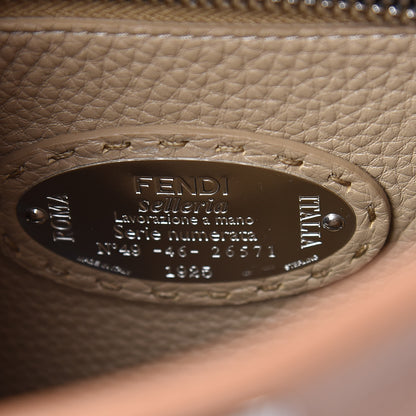 Fendi Cuoio Romano Selleria Bi-Color Medium Peekaboo Iconic Satchel Mou Deserto 8 of 12