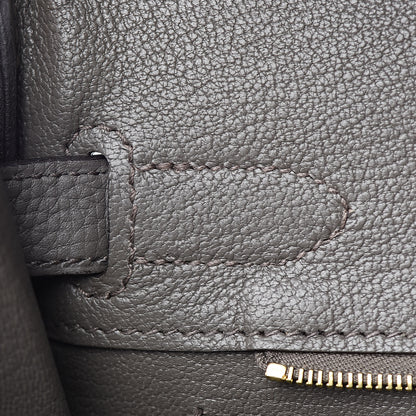 Hermes Togo Birkin 30 Etain 10 of 32