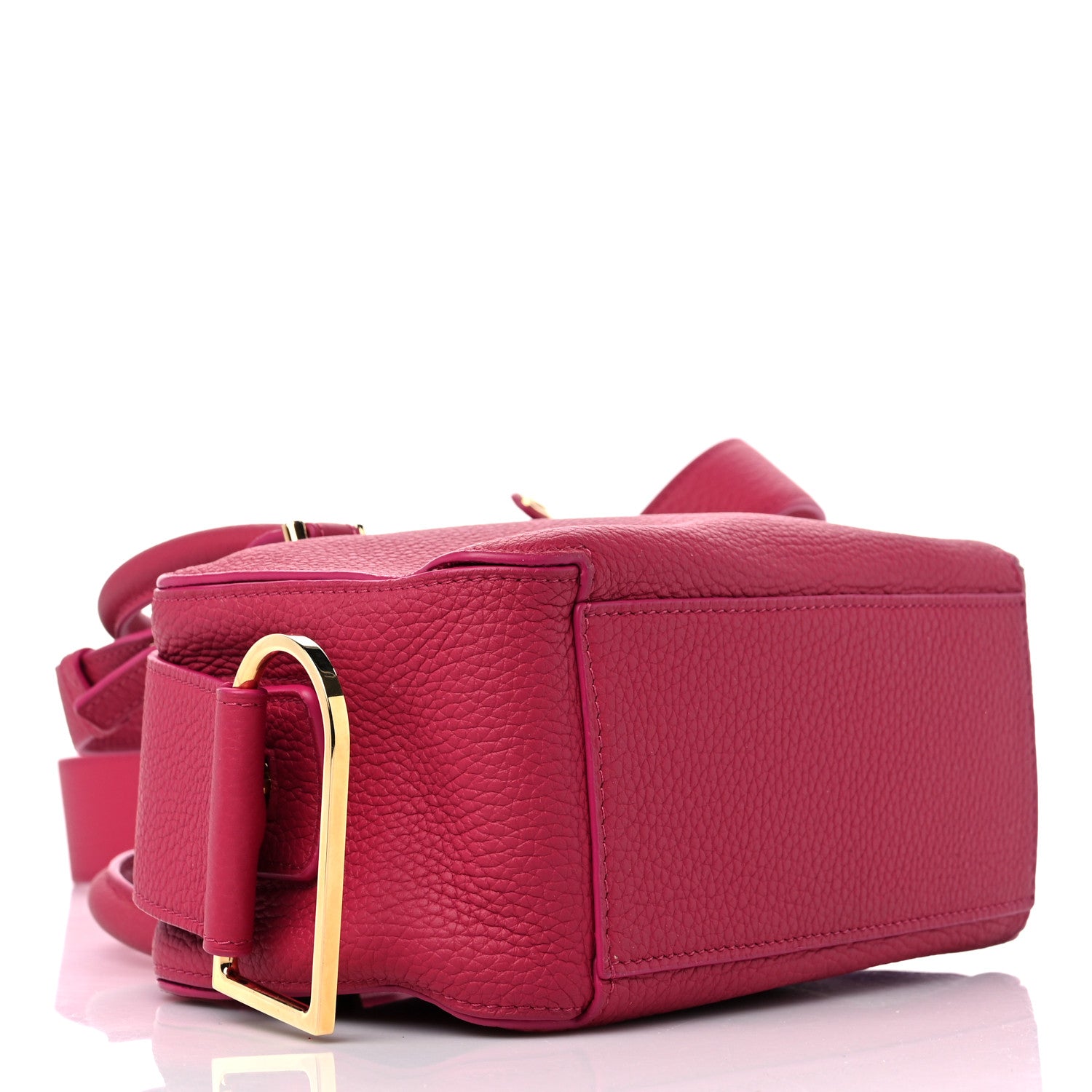 Delvaux Taurillon Soft Mini Cool Box Satchel FRAMBOISE 4 of 13