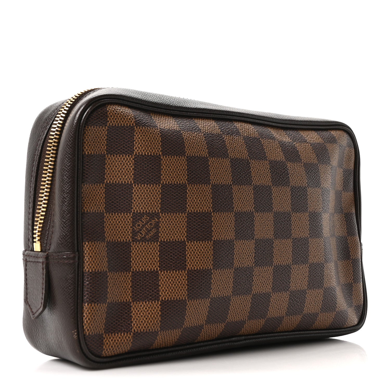バッグ LOUIS VUITTON DAMIER EBENE TROUSSE PORCH Louis Vuitton Damier Ebene Trousse Toilette 28 1817169 – FASHIONPHILE