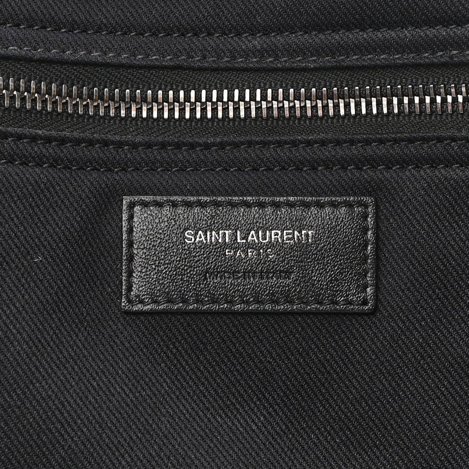 Saint Laurent Vitello Rive Gauche Large Tote Black 6 of 8