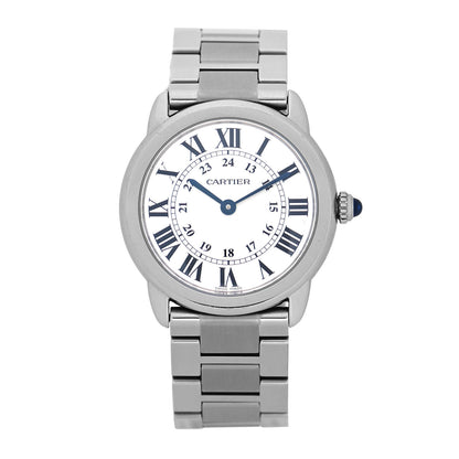 Cartier Stainless Steel 29mm Ronde Solo Quartz Watch 1 of 5