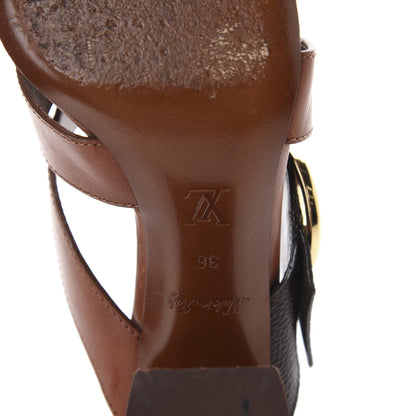 Louis Vuitton Monogram Horizon Mules 36 Cognac Brown 8 of 13