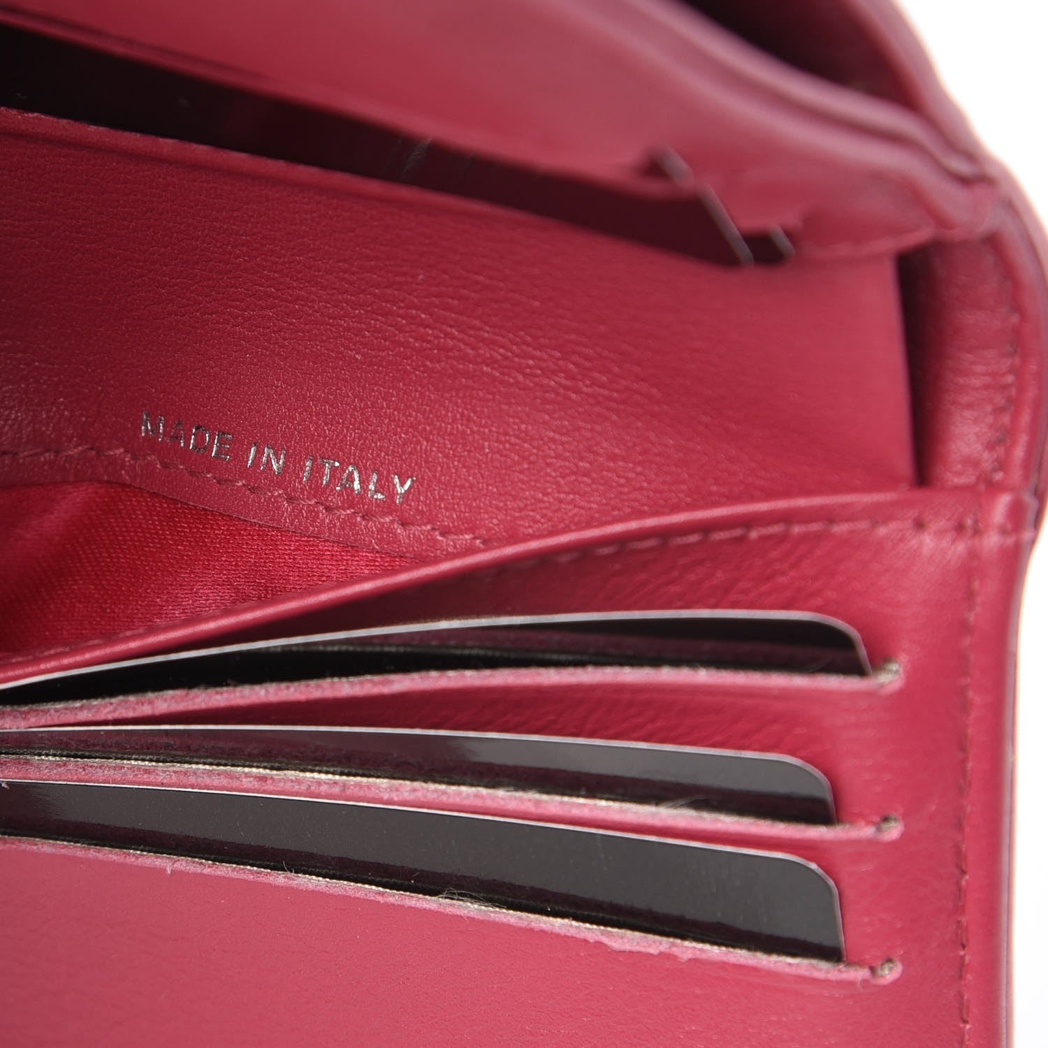 Chanel Patent Embossed Camellia French Wallet Pink 8 of 13