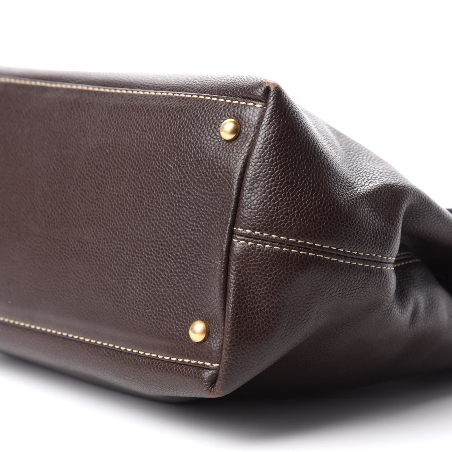 Caviar Shoulder Bag Brown