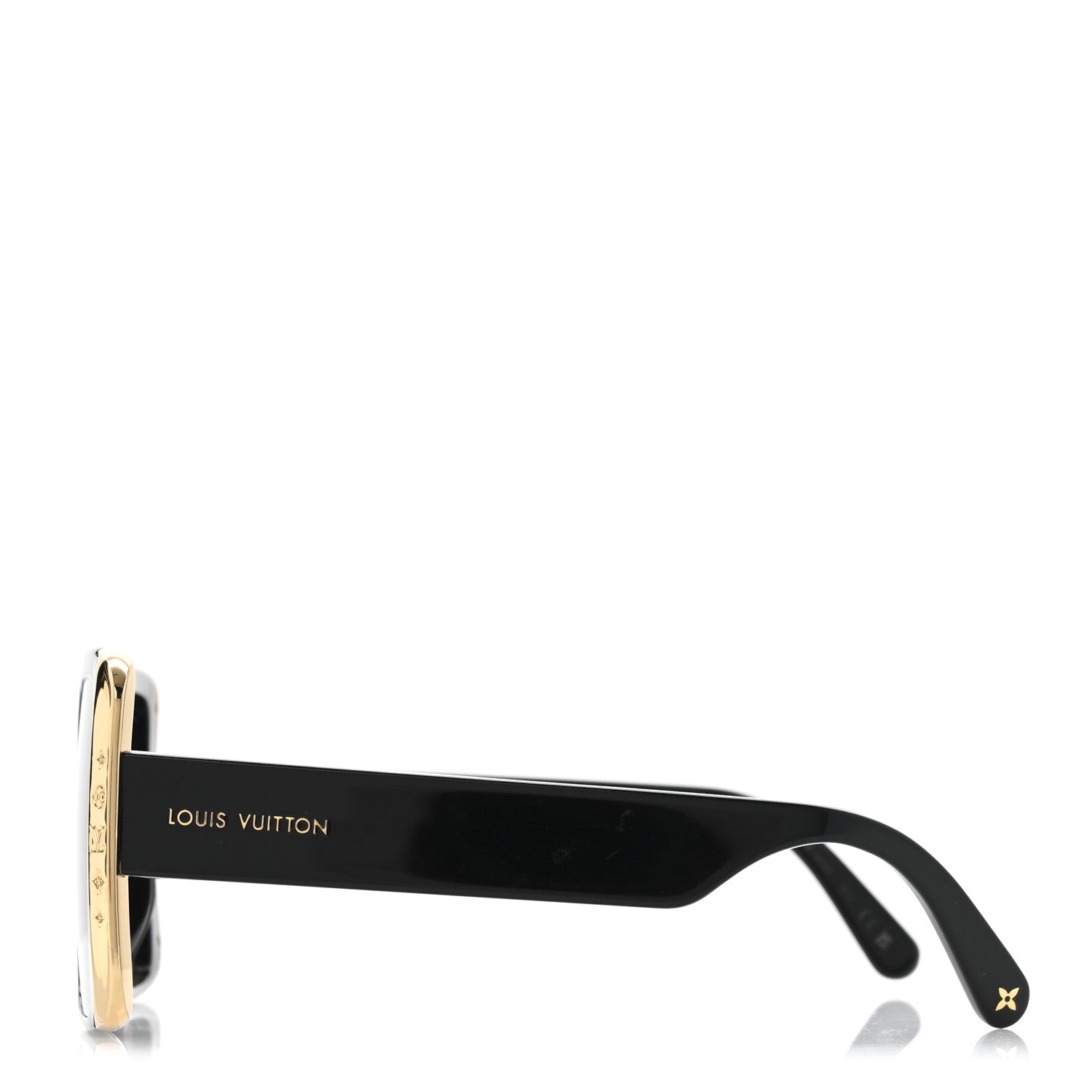 Louis Vuitton Acetate LV Moon Square Sunglasses Z1664W Black 3 of 6