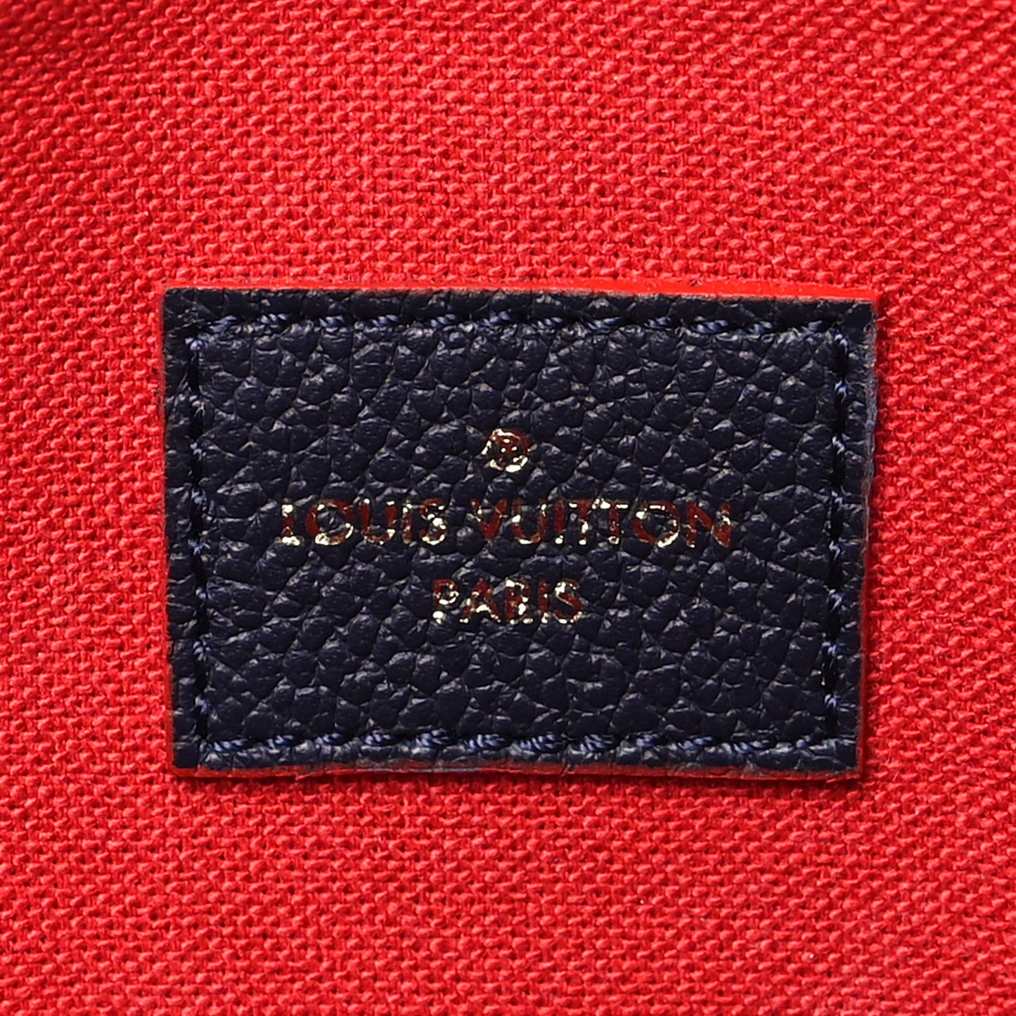 Empreinte Pochette Felicie Chain Wallet Marine Rouge