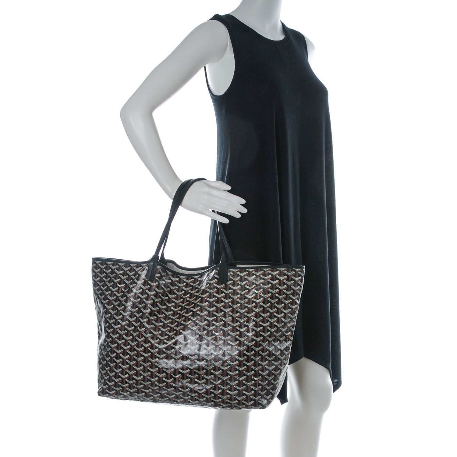 Goyard Goyardine Saint Louis GM Black 2 of 9