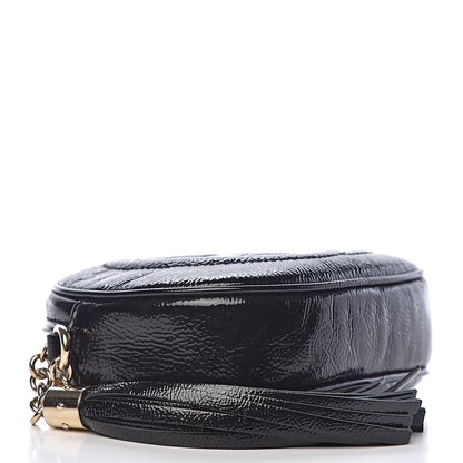 Gucci Patent Mini Soho Chain Bag Black 3 of 8