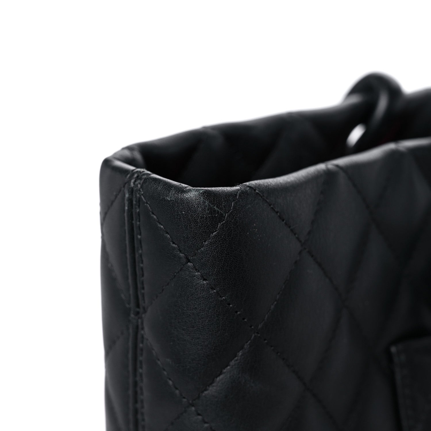 Chanel Calfskin Quilted Large Cambon Tote Black 13 of 17