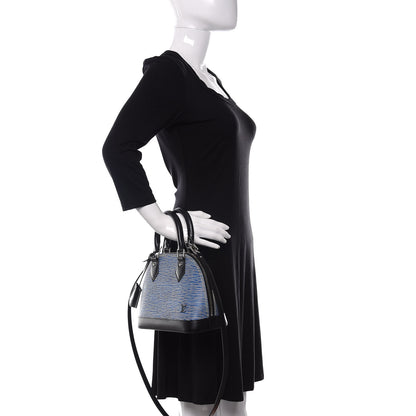 Louis Vuitton Epi Alma BB Denim Light 3 of 10