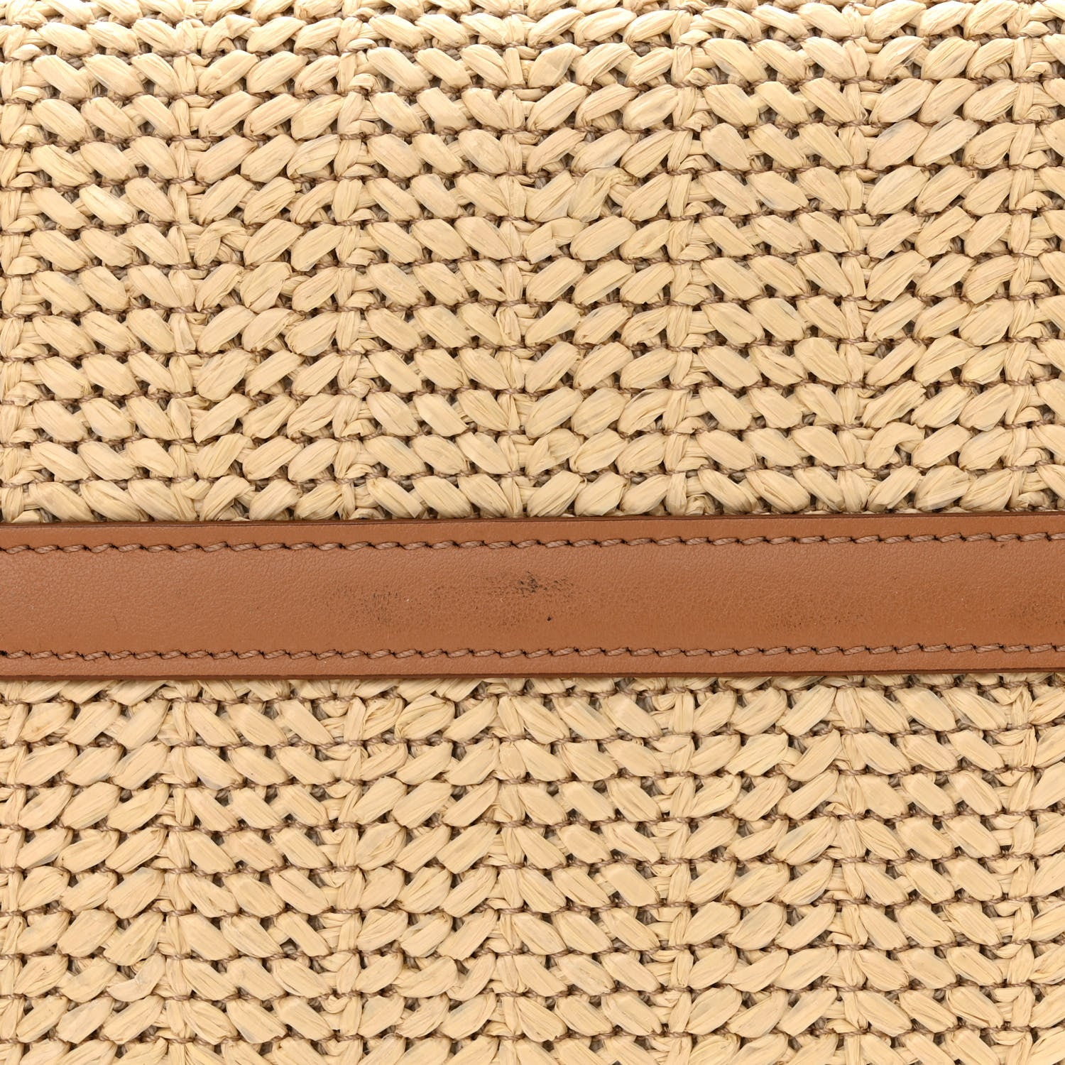 Prada Raffia City Calfskin Whipstitch Medium Paradigme Bag Naturale Caramel 14 of 22