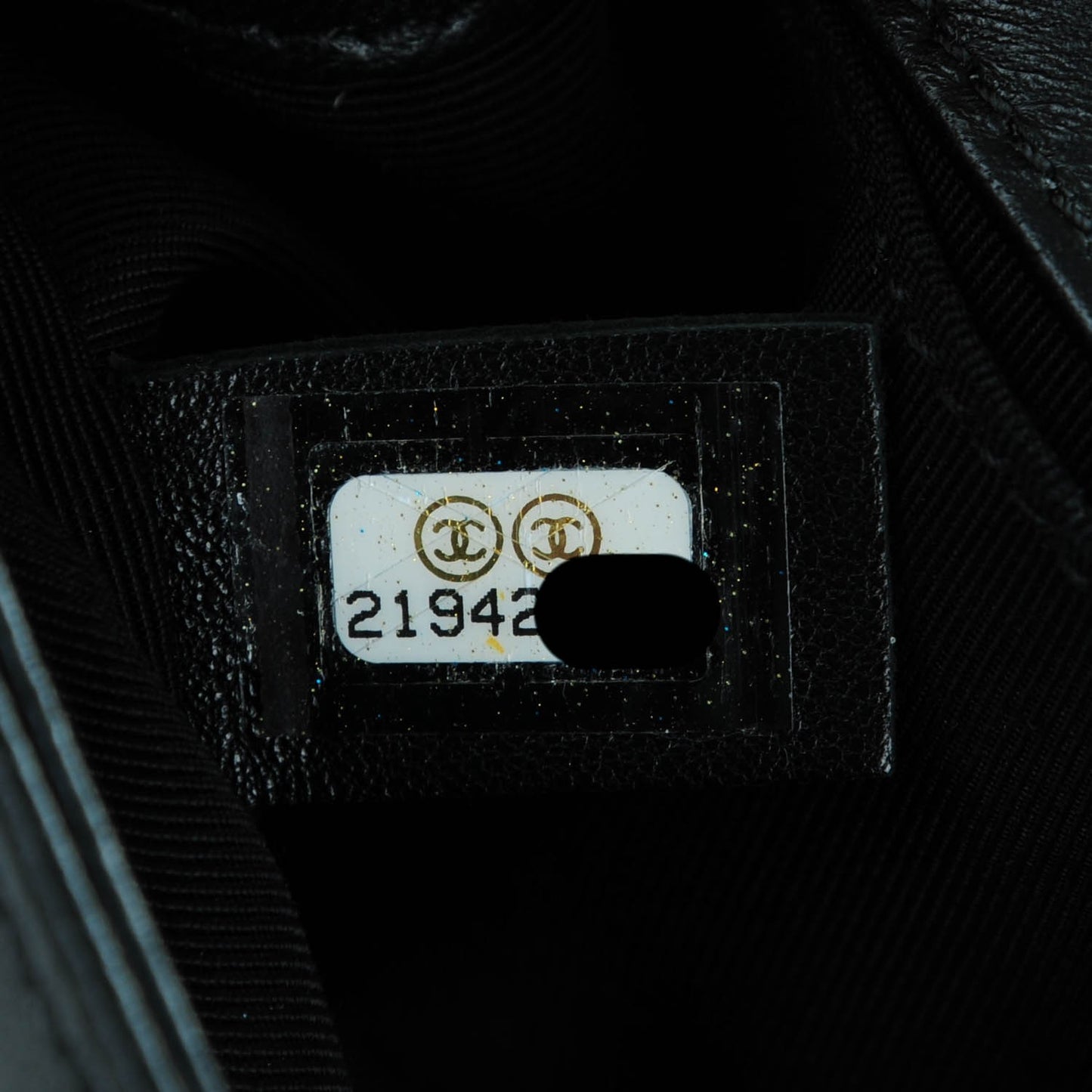 Lambskin Quilted Small Boy Flap Black