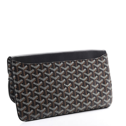 Goyard Goyardine Sainte Marie Soft Clutch Black 2 of 7