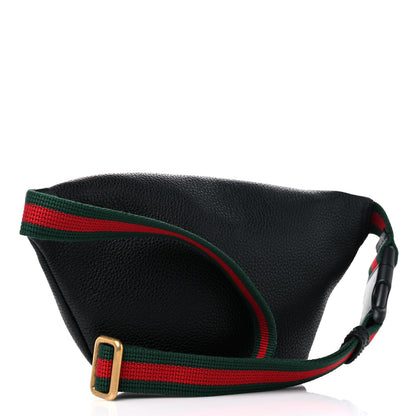 Gucci Grained Calfskin Small Logo Belt Bag Black 3 of 9