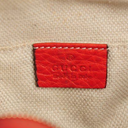 Gucci Pebbled Calfskin Small Soho Disco Bag Sun Orange 5 of 7