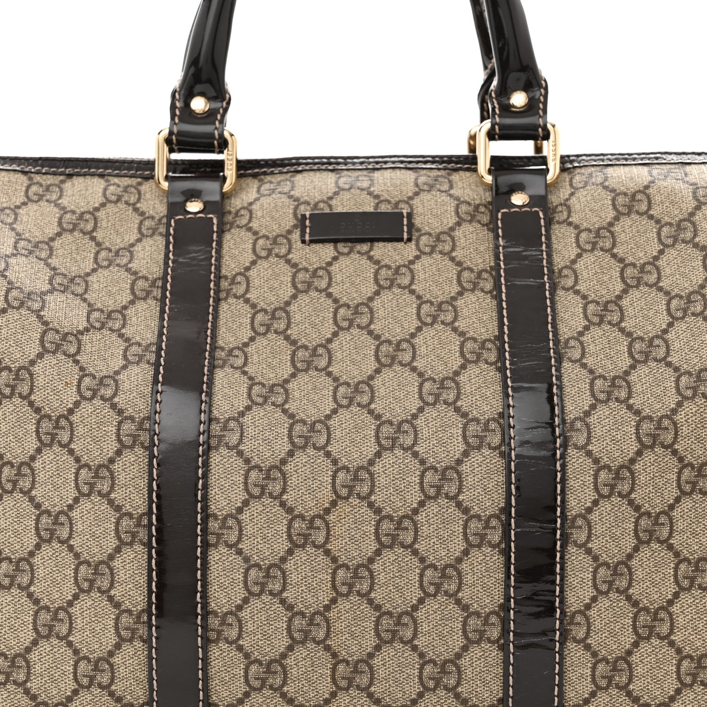 GG Plus Monogram Medium Joy Boston Dark Brown