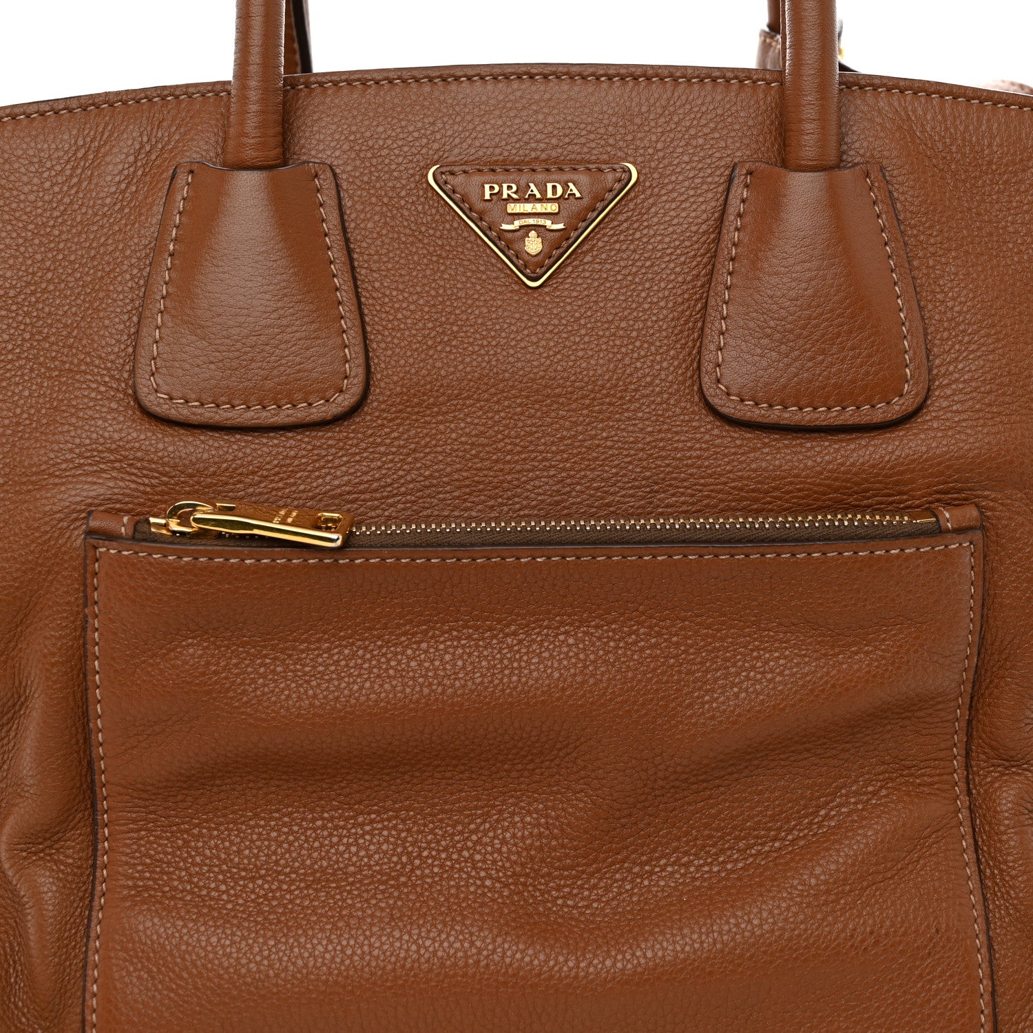 Prada Vitello Phenix Shopping Tote Canella 8 of 15