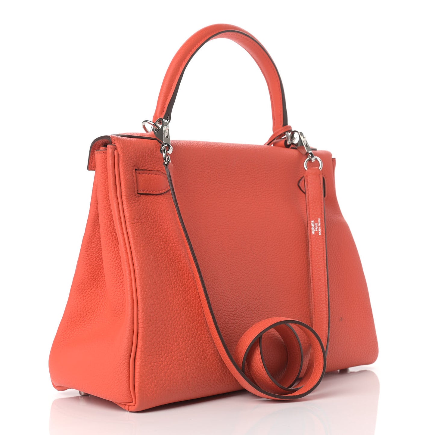 Togo Kelly Retourne 28 Poppy Orange