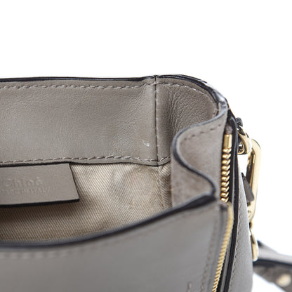 Chloe Suede Calfskin Mini Faye Backpack Motty Grey 14 of 14